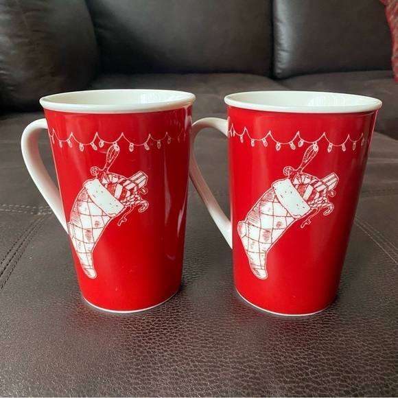 Starbucks Coffee Cup Mug Siren Logo Red It Only Happens Once A Year-2005(1 set) - Picture 3 of 5